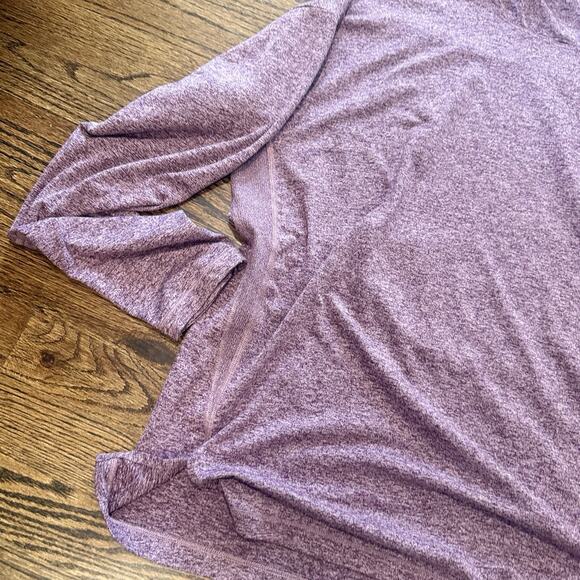 ATHLETA WomoUptempo II Hoodie Sweatshirt in Pinot Plum Heather Size Large 2419 - Picture 3 of 9